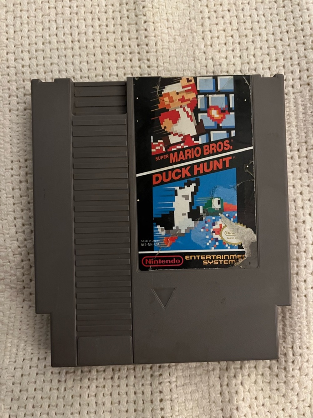 Vintage Nintendo NES Super Mario Bros. / Duck Hunt Cartridge Game